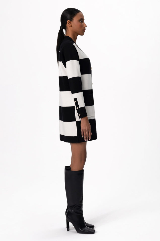 Immerse yourself in the epitome of sophistication with Freisi V-Neckline Cardigan