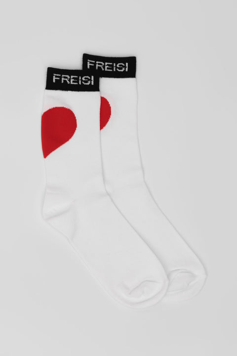 Freisi | Jacquard Knitted Crew Socks