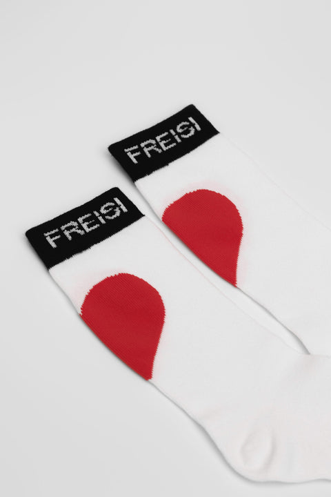 Freisi | Jacquard Knitted Crew Socks