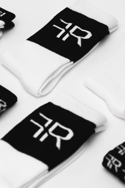 Freisi | Jacquard Knitted Crew Socks