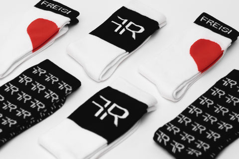 Freisi | Jacquard Knitted Crew Socks