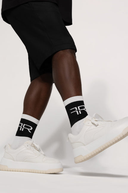 Freisi | Jacquard Knitted Crew Socks