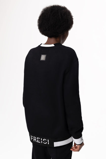 Freisi | Crystal-Encrusted Unisex Sweatshirt