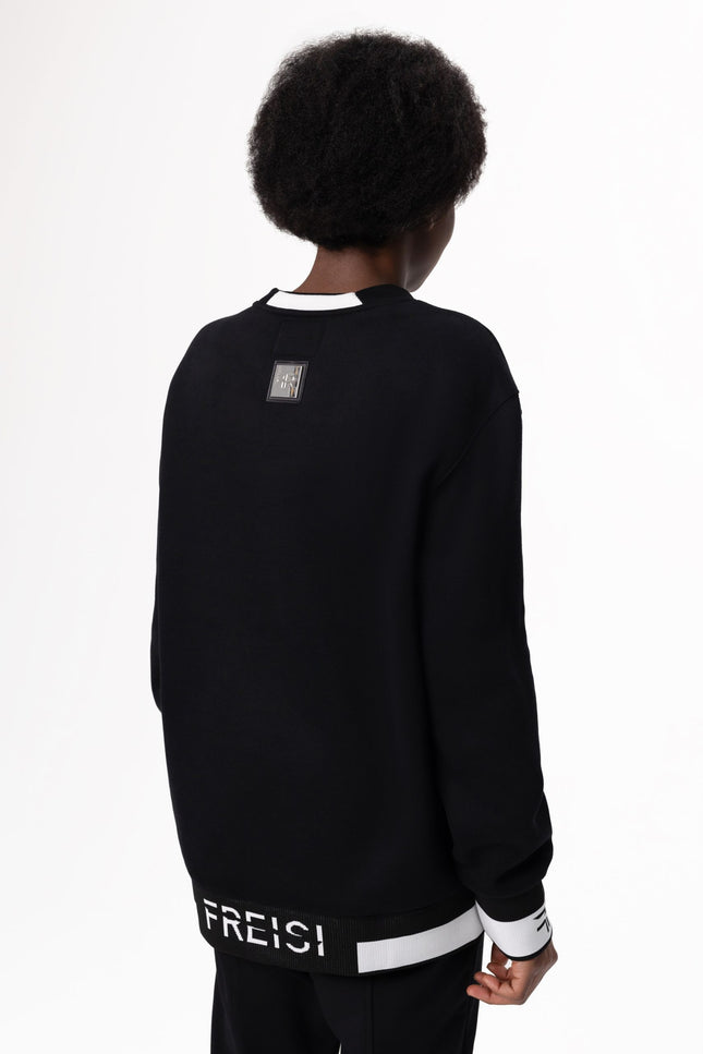 Freisi | Crystal-Encrusted Unisex Sweatshirt