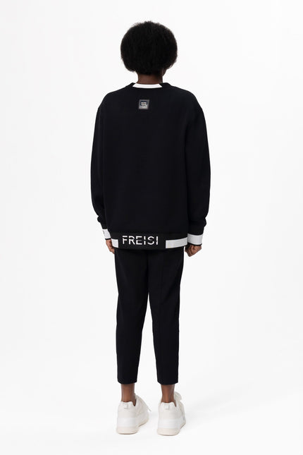 Freisi | Crystal-Encrusted Unisex Sweatshirt