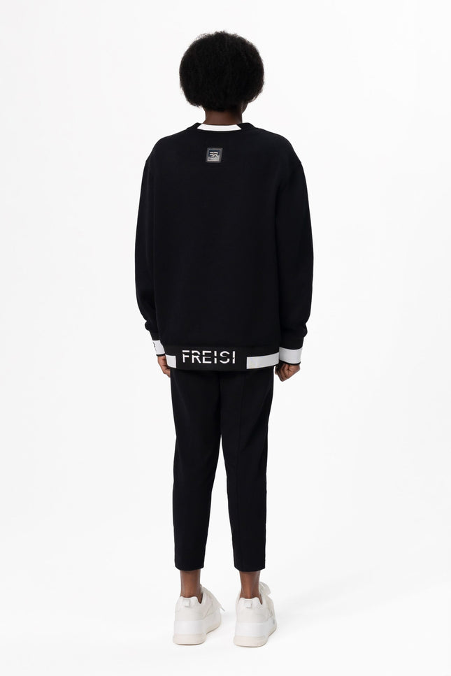 Freisi | Crystal-Encrusted Unisex Sweatshirt