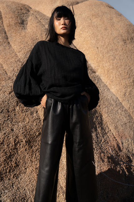 A Perfect Nomad | Trousers Leather Frankie