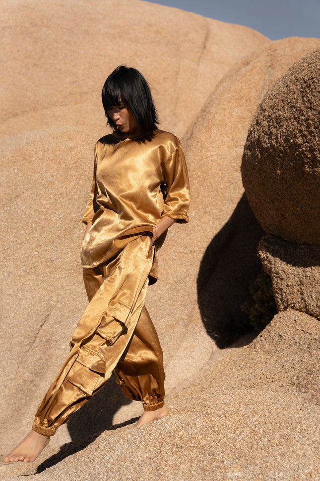 A Perfect Nomad | Cargo Wide Leg Trousers