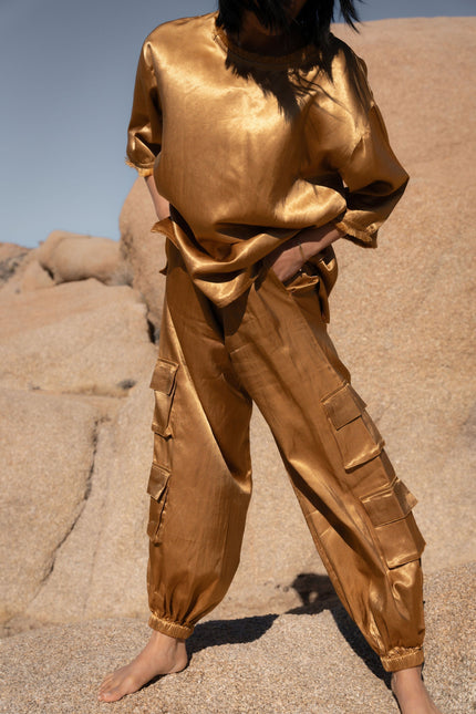 A Perfect Nomad | Cargo Wide Leg Trousers