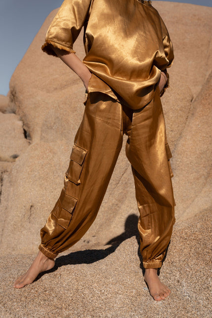 A Perfect Nomad | Cargo Wide Leg Trousers