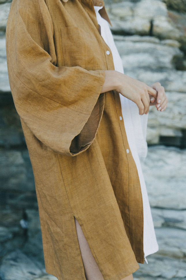 A Perfect Nomad | Yin Yan Shirt Mini Dress