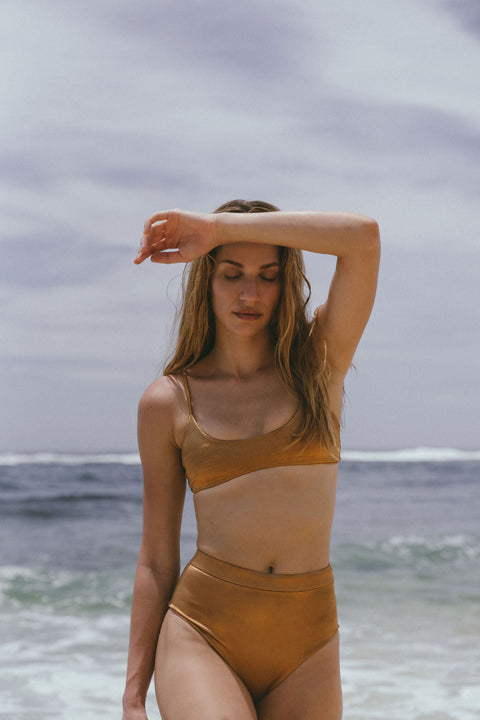 A Perfect Nomad | Formentera bikini, gold