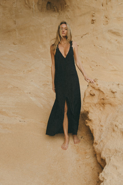 A Perfect Nomad | Sukienka maxi Bora Bora czarna