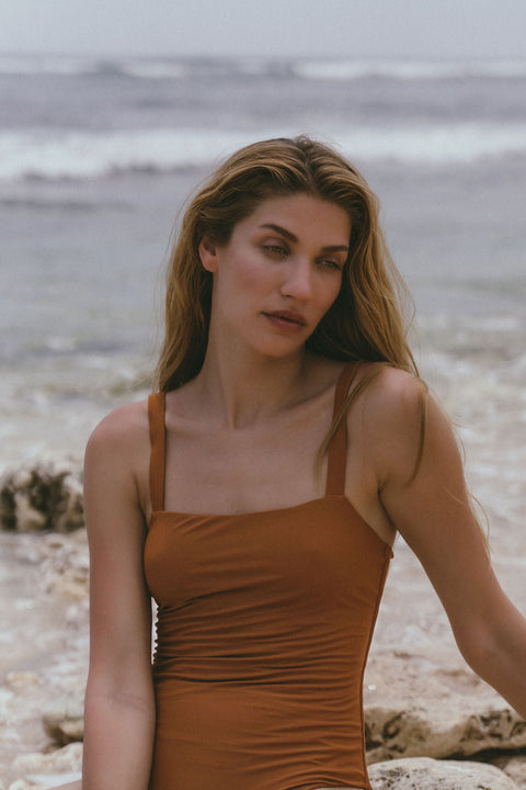 A Perfect Nomad | Calo Swimsuit, brown