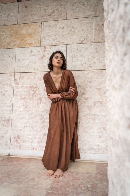 A Perfect Nomad | WILD HEART DRESS - CAFE