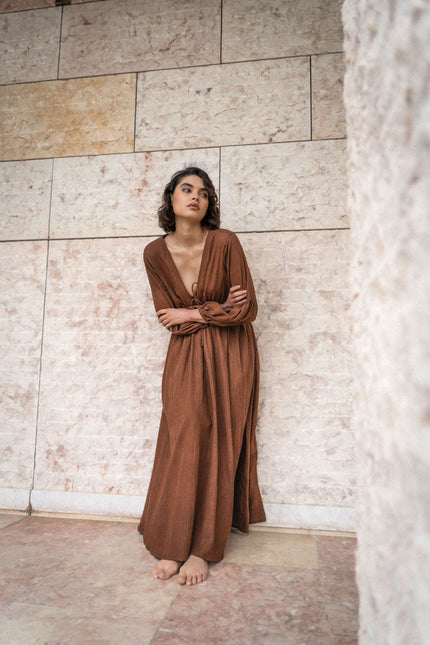 A Perfect Nomad | WILD HEART DRESS - CAFE