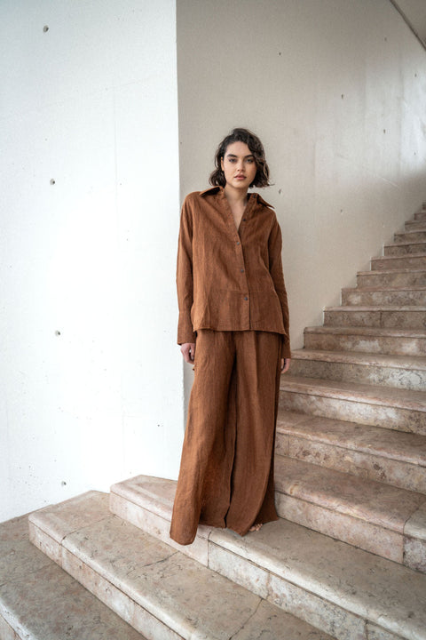 A Perfect Nomad | Evolve Wide Leg Trousers cafe