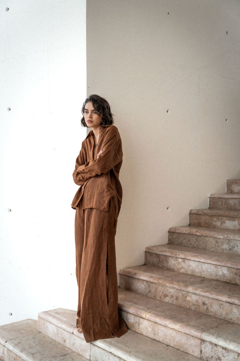 A Perfect Nomad | Evolve Wide Leg Trousers cafe