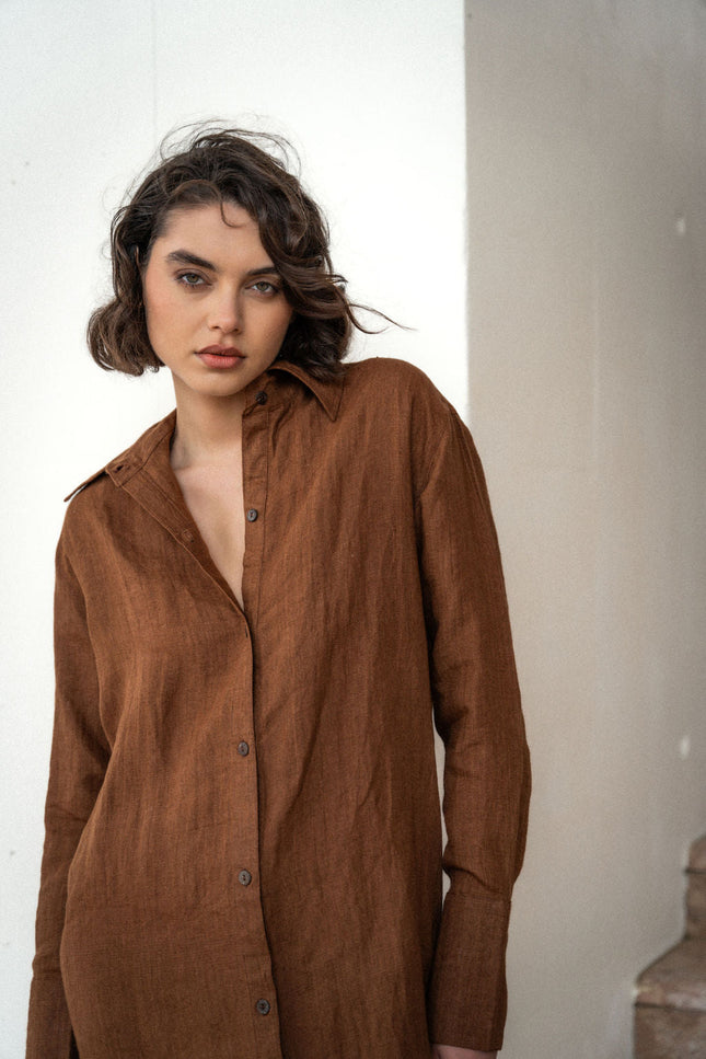 A Perfect Nomad | Evolve Linen Maxi Dress