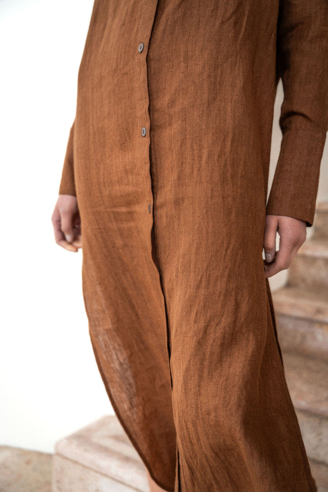 A Perfect Nomad | Evolve Linen Maxi Dress