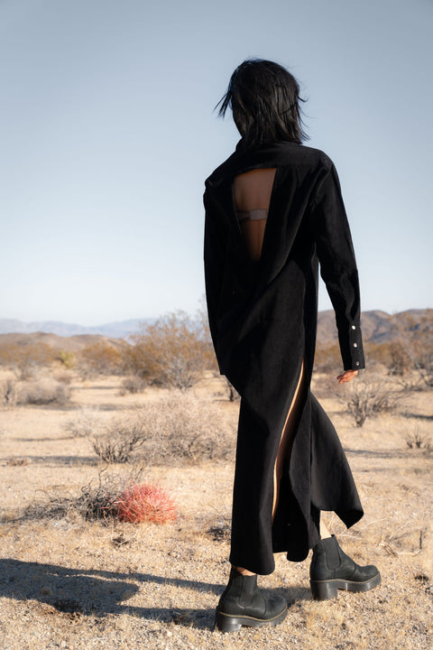 A Perfect Nomad | Evolve Corduroy Shirt Dress