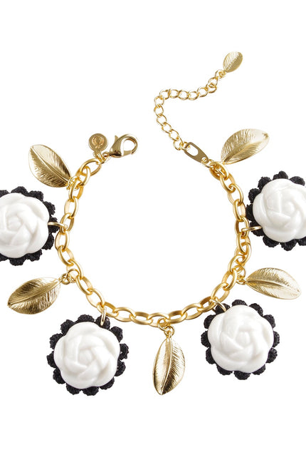 Poporcelain | Camellias and Leaves Bracelet
