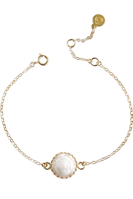 Poporcelain | Rose Charm Bracelet