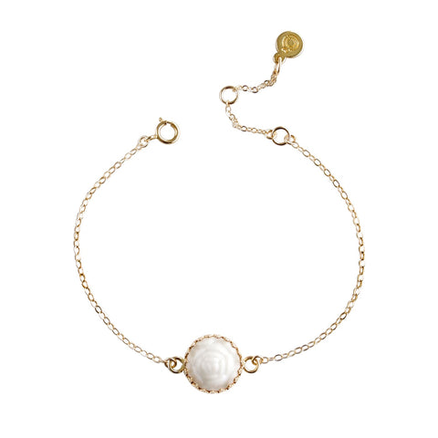 Poporcelain | Rose Charm Bracelet