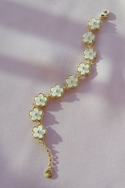 Poporcelain | Daisy Cluster Bracelet