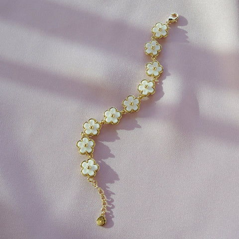 Poporcelain | Daisy Cluster Bracelet