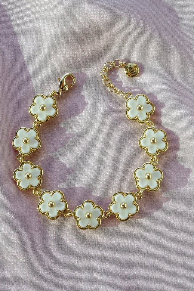 Poporcelain | Daisy Cluster Bracelet