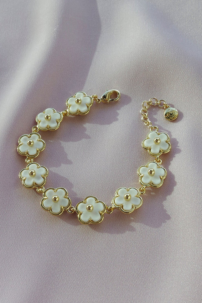 Poporcelain | Daisy Cluster Bracelet