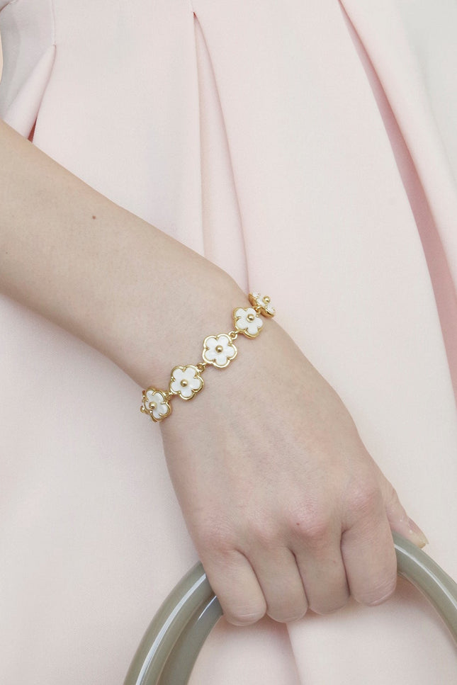 Poporcelain | Daisy Cluster Bracelet
