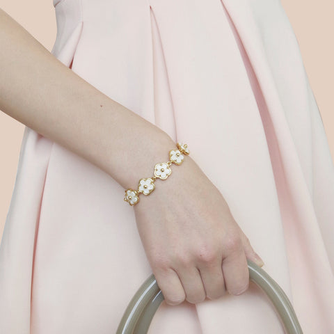 Poporcelain | Daisy Cluster Bracelet