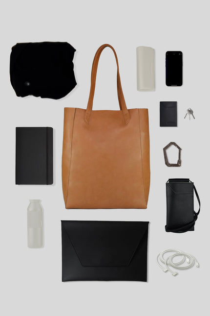 Canussa | Torba typu tote The Basic kamelowa