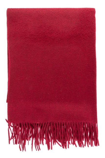 Bel Cashmere | Estola/ Bufanda grande con flecos burdeos