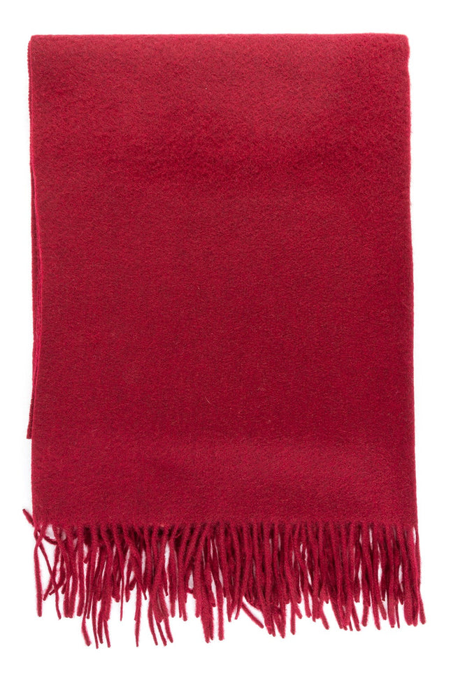 Bel Cashmere | Estola/ Bufanda grande con flecos burdeos
