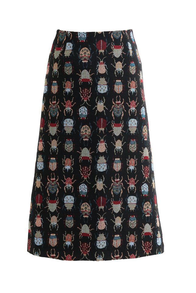 Buffy Beetlejuice Jacquard Midi Skirt – Multicoloured