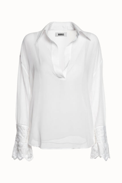 Burnes | Zoya White Shirt
