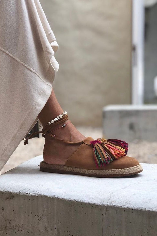 Entrudo | Espadrilles Baçal Raffia camel