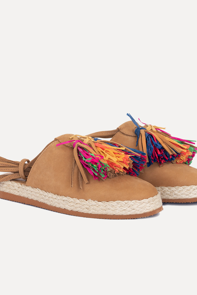 Entrudo | Espadrilles Baçal Raffia camel