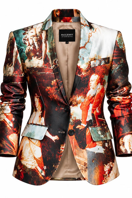 Tailored Blazer - Garden Royal