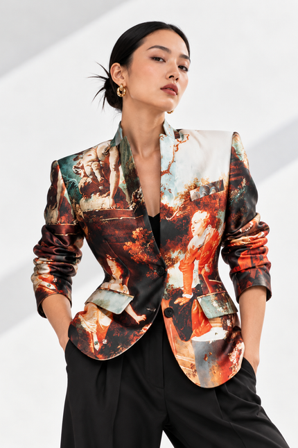 Custom-Made Tailored Blazer - Special Print