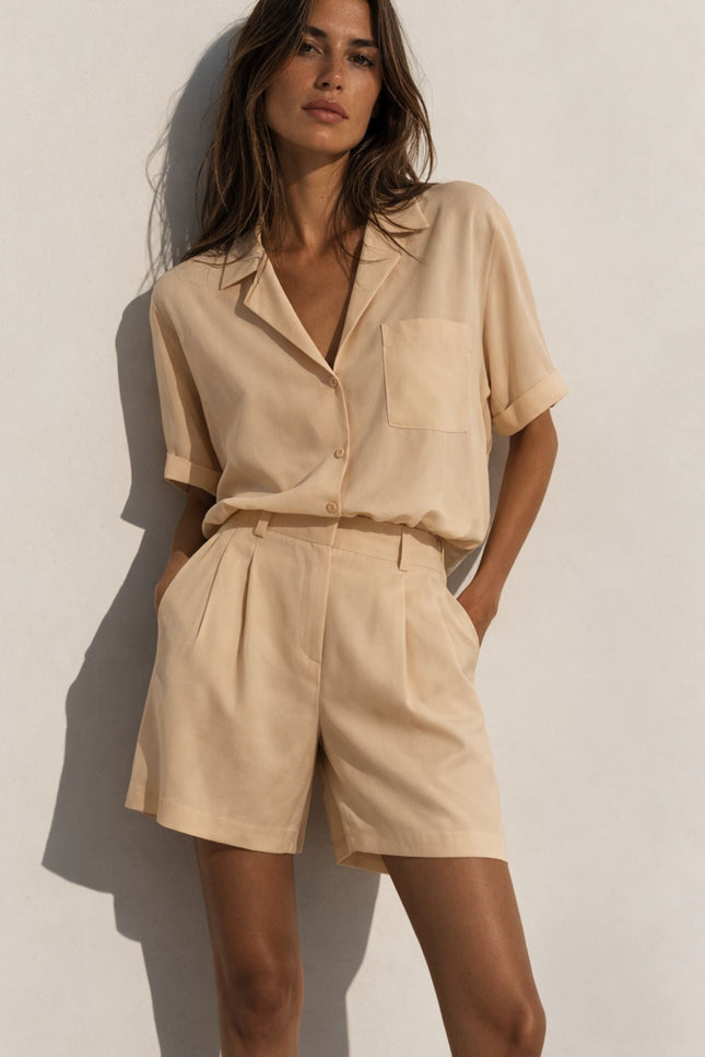 Bel Cashmere | Bermudy jedwabne Vivienne