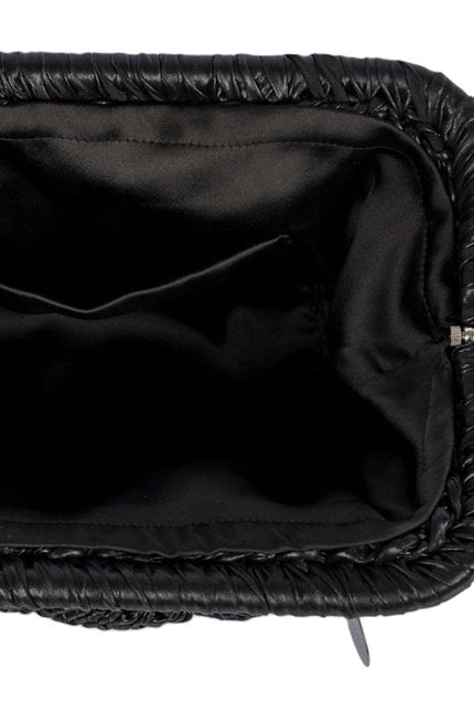Springmoonatelier | Black Puzzle Luxury Metallic Crochet Handbag