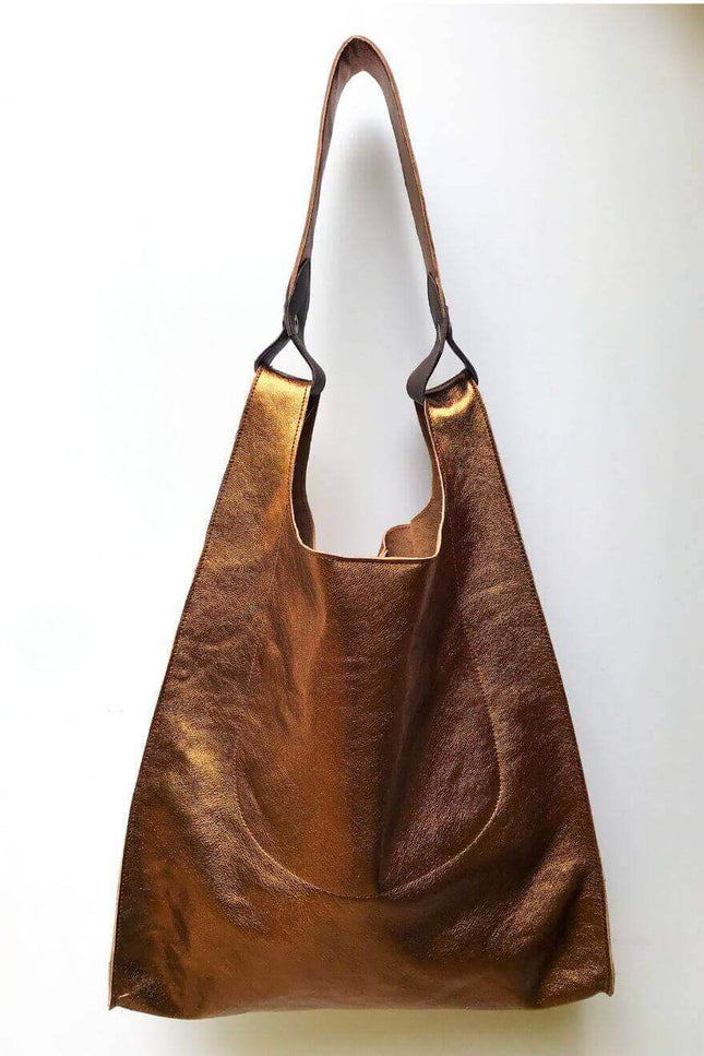 JUAN-JO I Bolso Metalizado Plateado T-Shirt