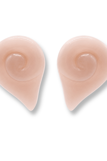 Michael Nash Jewelry | Brigite Matte Rose Quartz Resin Pierced Earrings
