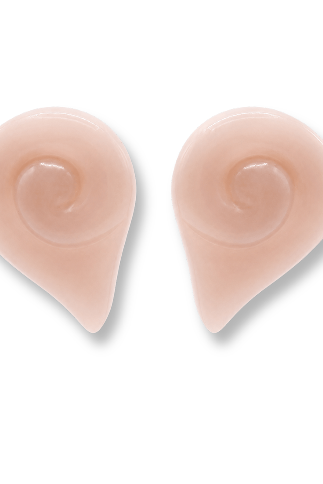 Michael Nash Jewelry | Brigite Matte Rose Quartz Resin Pierced Earrings