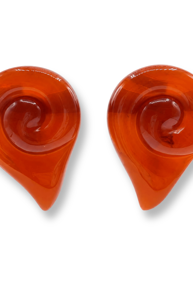 Michael Nash Jewelry | Brigite Polished Tortoise Resin Pierced Earrings