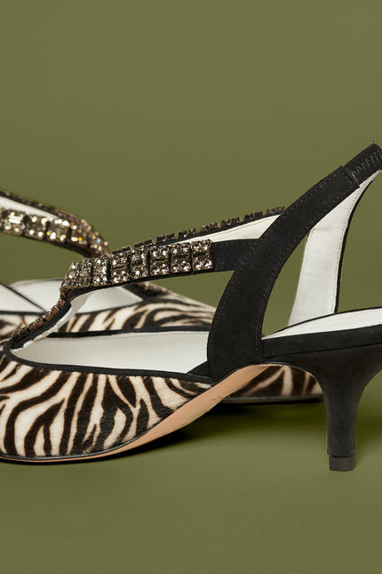 O2 Monde | Szpilki Brigitte zebra